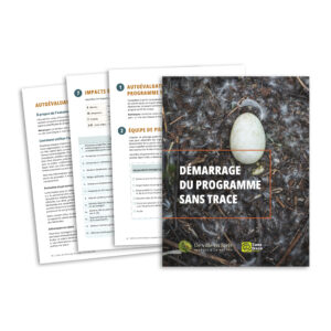 Cahier de démarrage du programme Sans trace