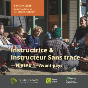 COMPLET - Niveau 1 Ι Instructrice • Instructeur Sans trace Ι 5 et 6 juin 2026